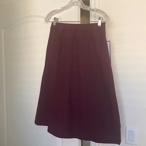 Bend Over Purple Skirt with a Elastic Waistband.